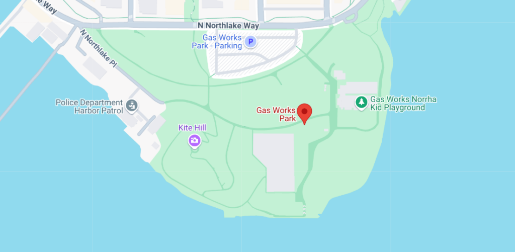 Map of Gas Works Park