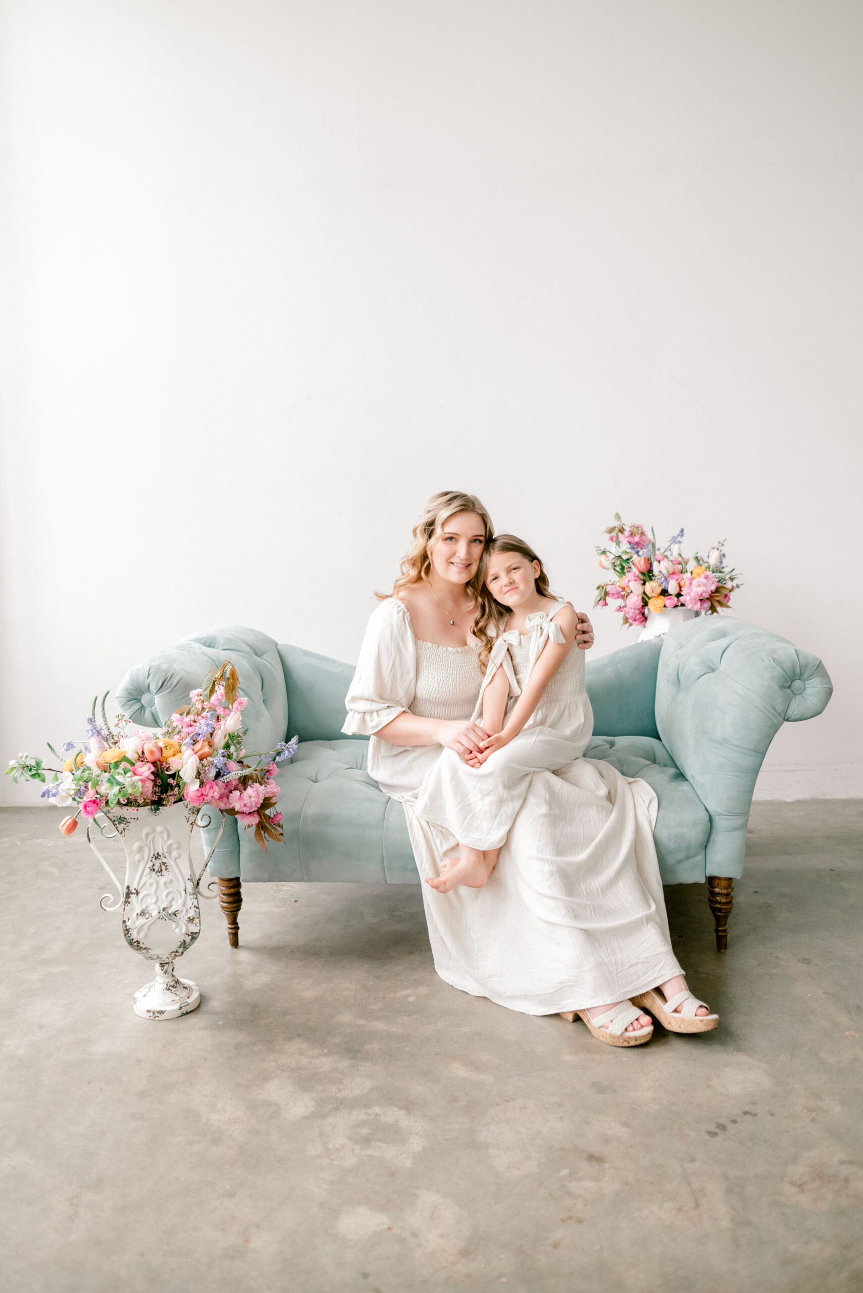 motherhood portrait session in Seattle with mother and daughter