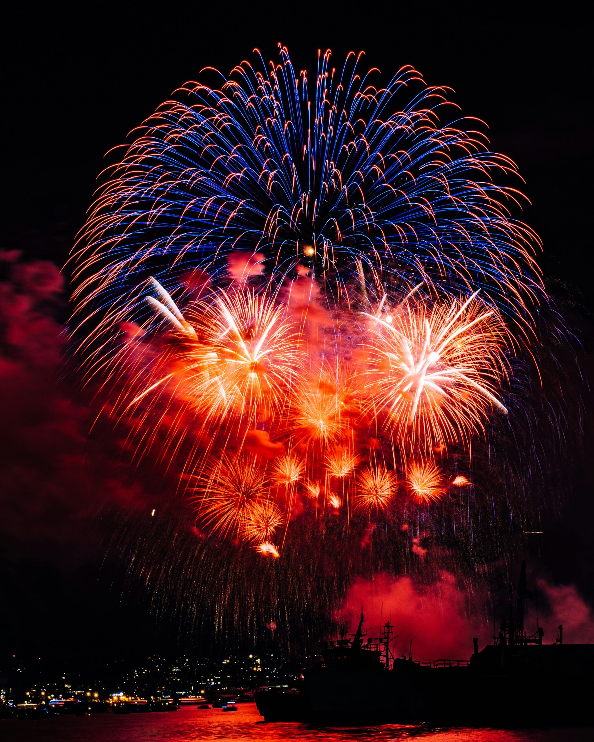 Seattle 4th of July Fireworks on Lake Union